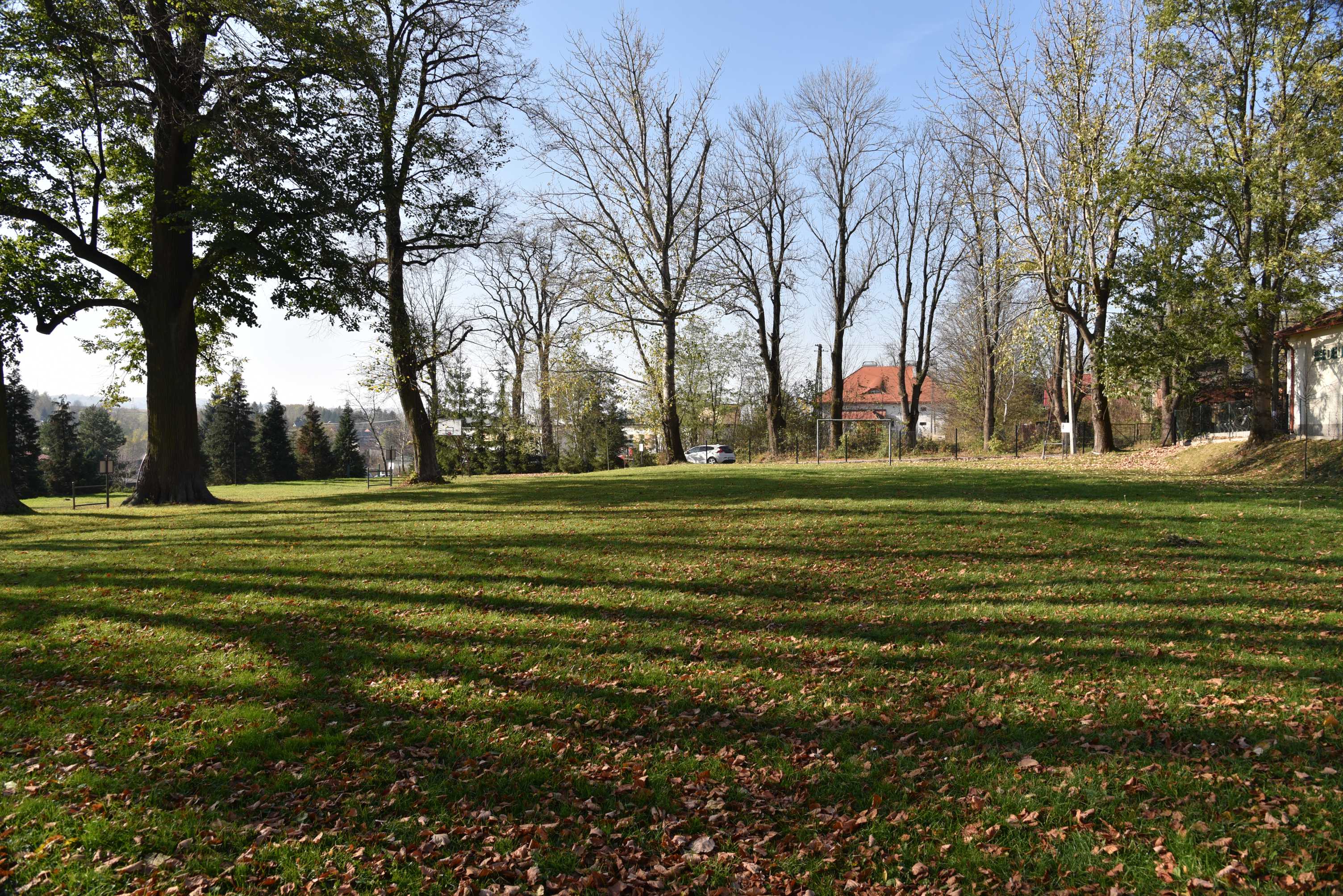 Park w Zgłobniu przed remontem