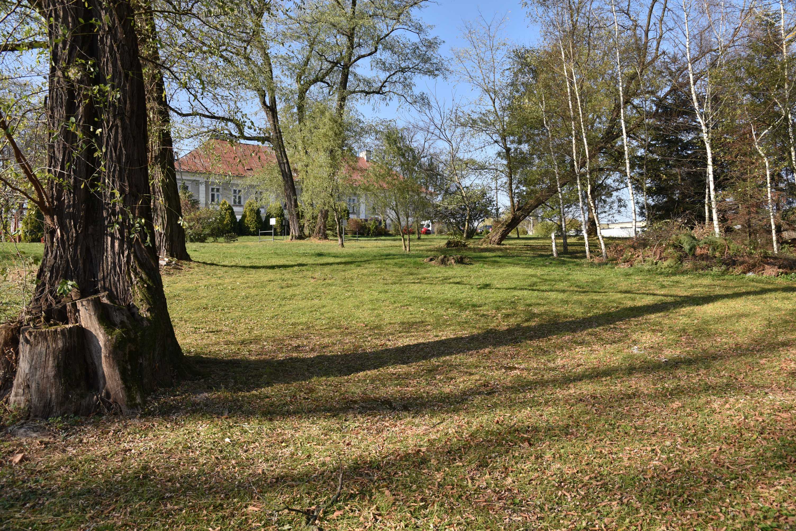 Park w Zgłobniu przed remontem